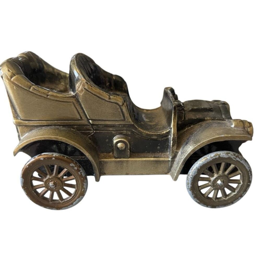 The Savings & Trust Bank Vintage Banthrico Metal 1906 Oldsmobile Bank